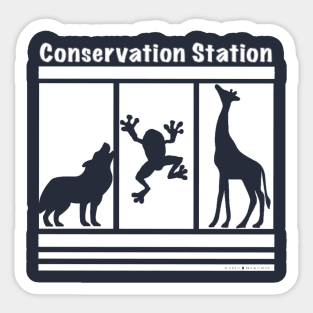 Conservation Station Sticker